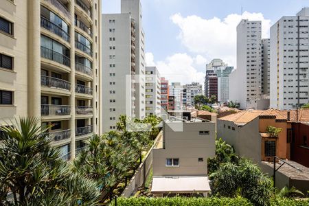 Varanda da Sala - Vista de apartamento à venda com 3 quartos, 149m² em Jardim Paulista, São Paulo
