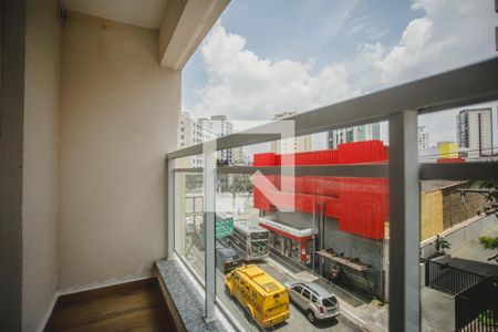 Varanda de kitnet/studio à venda com 1 quarto, 28m² em Mirandópolis, São Paulo