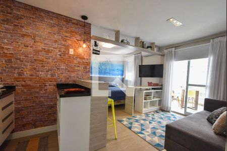 Vista Entrada  de apartamento para alugar com 1 quarto, 38m² em Campo Belo, São Paulo