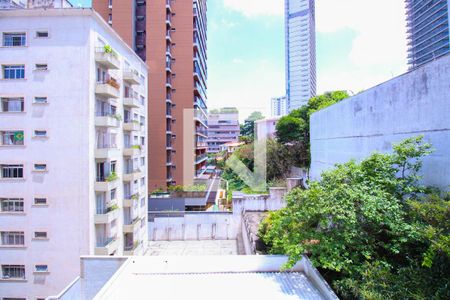 Vista da Sala de apartamento à venda com 2 quartos, 75m² em Vila Madalena, São Paulo