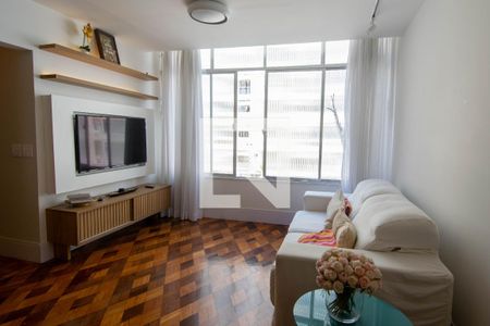 Sala de apartamento para alugar com 3 quartos, 110m² em Copacabana, Rio de Janeiro
