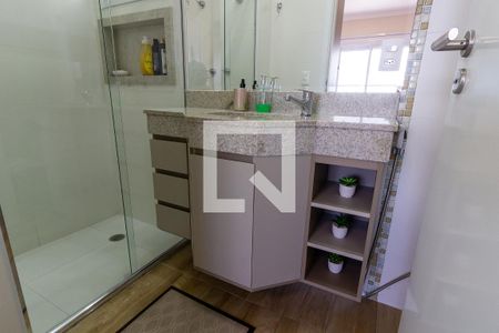 Apartamento para alugar com 133m², 3 quartos e 2 vagas Apartamento para alugar com 133m², 3 quartos e 2 vagasDetalhe do banheiro da suíte 3
