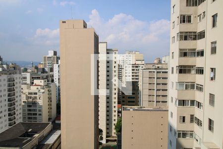 Apartamento à venda com 40m², 1 quarto e 1 vagaVista da varanda