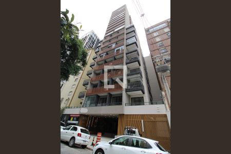 Apartamento à venda com 40m², 1 quarto e 1 vagaFachada do prédio