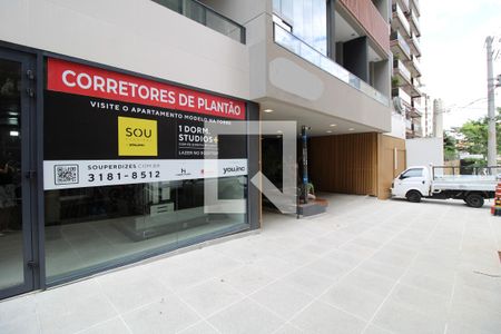 Apartamento à venda com 40m², 1 quarto e 1 vagaFachada