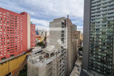 Vista Sala de apartamento à venda com 1 quarto, 55m² em Liberdade, São Paulo