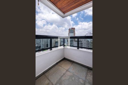 Sala - Varanda de apartamento para alugar com 1 quarto, 64m² em Pinheiros, São Paulo