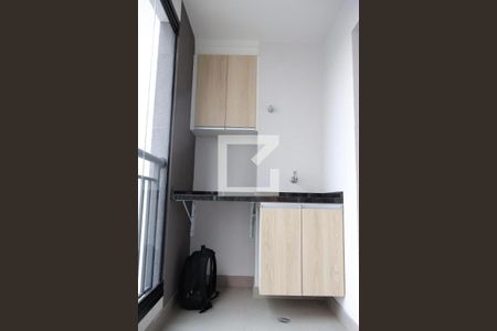 varanda de apartamento para alugar com 1 quarto, 33m² em Mirandópolis, São Paulo