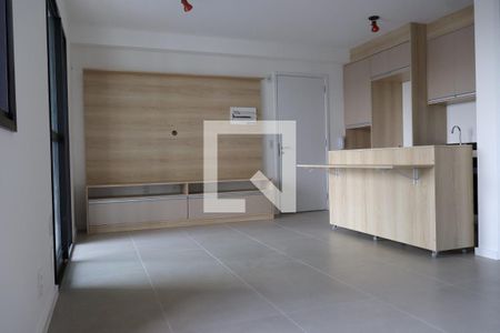 Sala/Quarto de apartamento para alugar com 1 quarto, 33m² em Mirandópolis, São Paulo