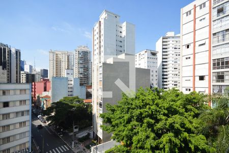 Vista da Sala de apartamento à venda com 1 quarto, 55m² em Jardim Paulista, São Paulo