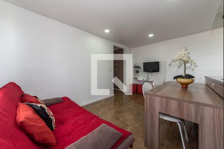 Sala de apartamento para alugar com 1 quarto, 43m² em Vila Brasilio Machado, São Paulo