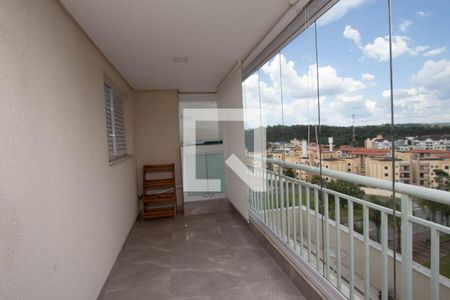 Varanda da Sala de apartamento à venda com 3 quartos, 100m² em Parque da Represa, Jundiaí