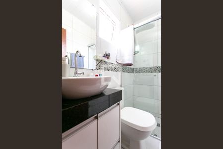 Banheiro da Suíte de casa à venda com 2 quartos, 65m² em Minaslândia (p Maio), Belo Horizonte