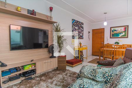 Sala de apartamento à venda com 2 quartos, 66m² em Vila Humaita, Santo André