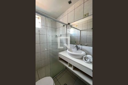 Banheiro da Suíte de apartamento à venda com 3 quartos, 100m² em Santana, São Paulo