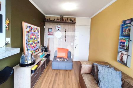 Sala de estar de apartamento para alugar com 3 quartos, 77m² em Conjunto Residencial Parque Bandeirantes, Campinas