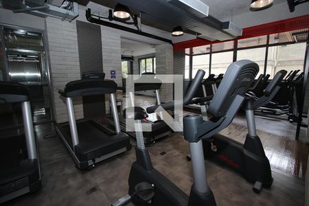 Studio para alugar com 21m², 1 quarto e sem vaga Studio para alugar com 21m², 1 quarto e sem vagaÁrea comum - Academia