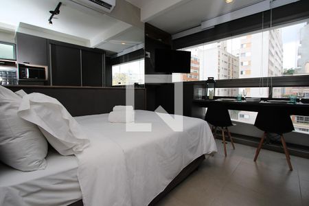 Studio para alugar com 21m², 1 quarto e sem vaga Studio para alugar com 21m², 1 quarto e sem vagaStudio Kitnet - Quarto e Cozinha