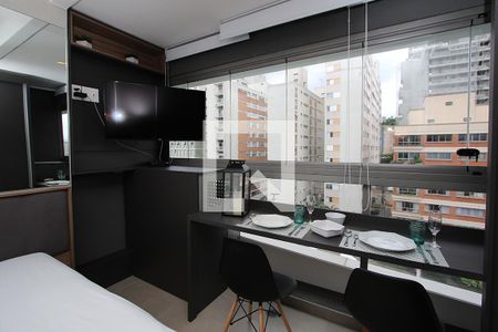 Studio para alugar com 21m², 1 quarto e sem vaga Studio para alugar com 21m², 1 quarto e sem vagaStudio Kitnet - Quarto e Cozinha