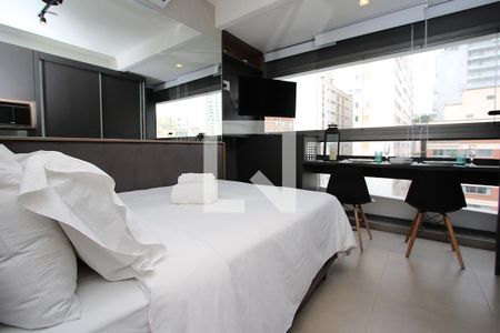 Studio para alugar com 21m², 1 quarto e sem vaga Studio para alugar com 21m², 1 quarto e sem vagaStudio Kitnet - Quarto e Cozinha