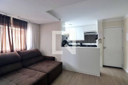 Sala de apartamento à venda com 2 quartos, 57m² em Vila Valparaiso, Santo André