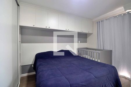 Quarto 1 - Suíte de apartamento à venda com 2 quartos, 57m² em Vila Valparaiso, Santo André