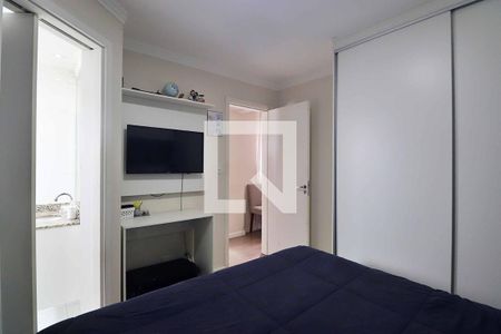 Quarto 1 - Suíte de apartamento à venda com 2 quartos, 57m² em Vila Valparaiso, Santo André