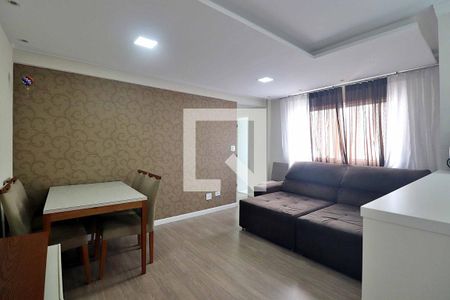 Sala de apartamento à venda com 2 quartos, 57m² em Vila Valparaiso, Santo André