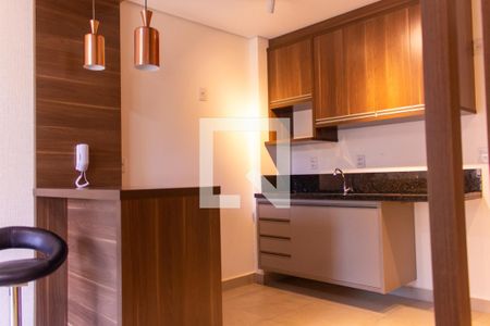 Sala/Cozinha de apartamento para alugar com 1 quarto, 39m² em Jardim Botânico, Ribeirão Preto