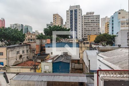 Vista do quarto de apartamento para alugar com 1 quarto, 24m² em Sé, São Paulo