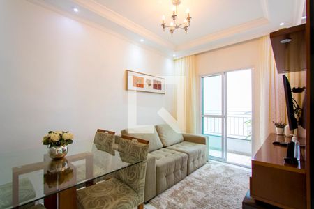 Sala de apartamento para alugar com 2 quartos, 46m² em Vila Tibiriçá, Santo André