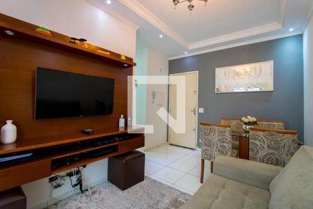 Sala de apartamento para alugar com 2 quartos, 46m² em Vila Tibiriçá, Santo André