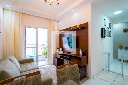 Sala de apartamento para alugar com 2 quartos, 46m² em Vila Tibiriçá, Santo André