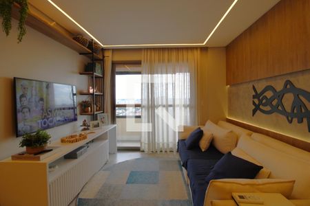 Sala de apartamento à venda com 3 quartos, 83m² em Jardim Santa Cruz (campo Grande), São Paulo