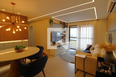 Sala de apartamento à venda com 3 quartos, 83m² em Jardim Santa Cruz (campo Grande), São Paulo