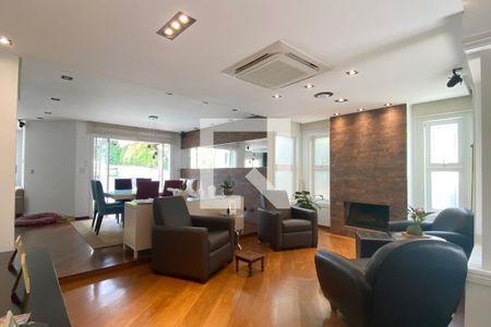 Sala de casa de condomínio para alugar com 3 quartos, 450m² em Alphaville, Santana de Parnaíba