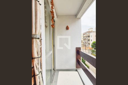 Varanda da Sala de apartamento para alugar com 3 quartos, 80m² em Jardim Tejereba, Guarujá