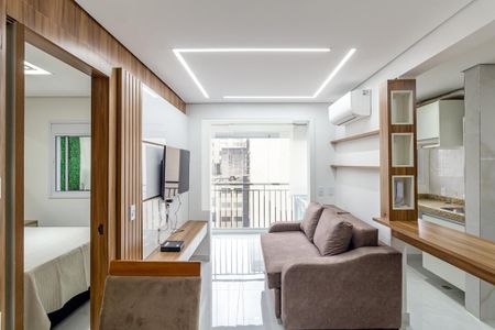Sala de apartamento à venda com 1 quarto, 40m² em Santa Ifigênia, São Paulo
