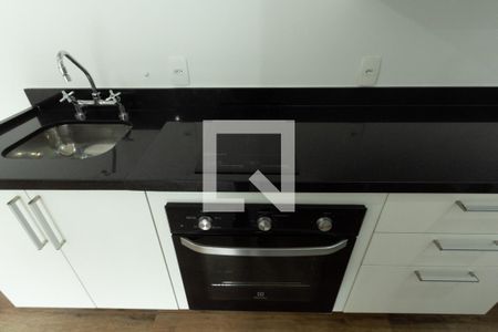 Sala/Cozinha de kitnet/studio à venda com 1 quarto, 44m² em Indianópolis, São Paulo