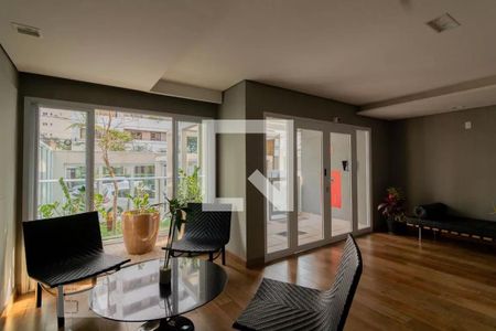 Studio à venda com 44m², 1 quarto e 1 vagaHall social