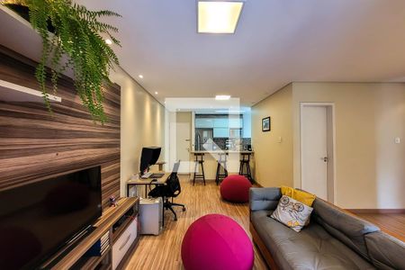sala de estar de apartamento à venda com 2 quartos, 110m² em Vila São José, São Paulo
