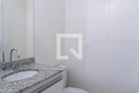 Banheiro de kitnet/studio para alugar com 1 quarto, 24m² em Vila Clementino, São Paulo