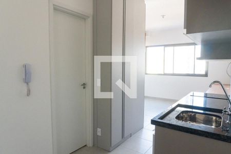 Cozinha de kitnet/studio para alugar com 1 quarto, 24m² em Vila Clementino, São Paulo