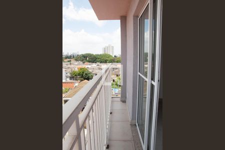 Varanda da Sala de kitnet/studio para alugar com 0 quarto, 25m² em Vila Nilo, São Paulo