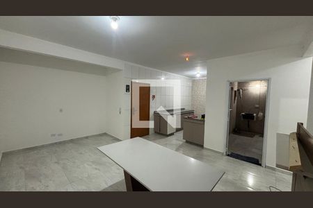 Sala/cozinha de apartamento à venda com 2 quartos, 65m² em Vila America, Santo André