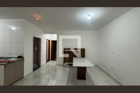 Sala/cozinha de apartamento à venda com 2 quartos, 65m² em Vila America, Santo André