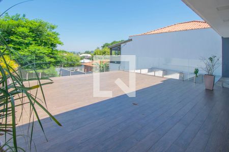 Sacada da Sala de estar de casa à venda com 4 quartos, 400m² em Guarujá, Porto Alegre