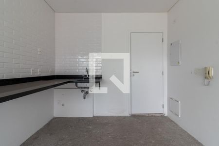 Cozinha de kitnet/studio à venda com 1 quarto, 45m² em Indianópolis, São Paulo