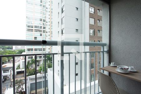 Studio para alugar com 21m², 1 quarto e sem vagaVaranda