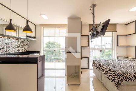 Sala, Quarto e Cozinha de kitnet/studio para alugar com 1 quarto, 39m² em Vila Augusta, Guarulhos